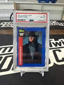 1991 Classic WWF Undertaker Rookie #64 PSA 8 WWE Hall Of Fame - Image 1