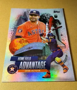 2025 Topps Series 2 - Home Field Advantage Jose Altuve #HA-40 - Image 2