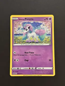 Pokemon TCG Galarian Ponyta SWSH013 SWSH Promo Holo Basic HP70 English 2020 - Image 1