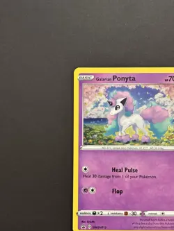 Pokemon TCG Galarian Ponyta SWSH013 SWSH Promo Holo Basic HP70 English 2020 - Image 2