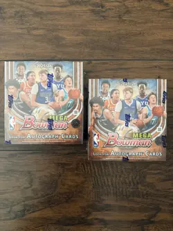 Lot of 2 - 2025-2026 Bowman Basketball Mega boxes - New Factory Sealed - NBA - Image 1