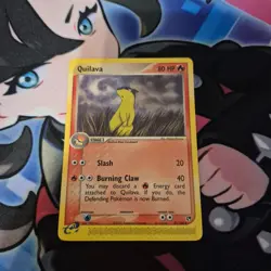 Pokemon TCG Quilava 51/100 Sandstorm 2003 Uncommon E Reader - LP - Image 1