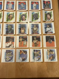 1978 Topps Star Wars Sugar Free Gum Set Of 56 Different Wrappers Rare Beautiful - Image 4