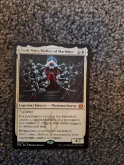 Elesh Norn Mother of Machines Mythic Phyrexia All Will Be One MTG card - Image 1