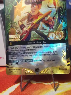 Woody - Jungle Guide (Store Championship) 54 Disney Lorcana Promo Cards Holo - Image 5