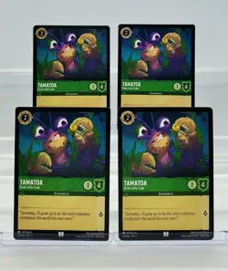 Disney Lorcana Tamatoa - Drab Little Crab 92/204 The First Chapter 4 Cards Set - Image 1