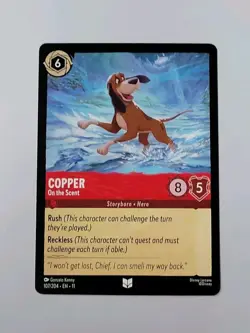 Disney Lorcana TCG - Winterspell: Copper (107/204) - Uncommon - Near Mint - Image 1