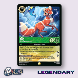 Tod Knows All the Tricks 92/204 Legendary Winterspell NM Disney Lorcana - Image 1