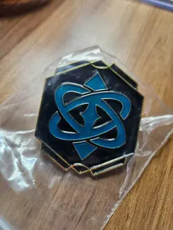 *NEW* Disney Lorcana - Sapphire INK Symbol Pin - Promotional Item - Image 1