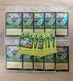 10 set Lorcana Promo Card & Sticker - Buzz Lightyear 63/P3 Tokyo Disneyland - Image 1