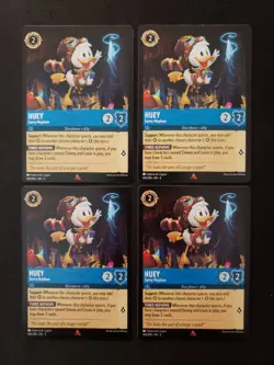 #145 Huey - Savvy Nephew x4 - Disney Lorcana - Into the Inklands - Image 1