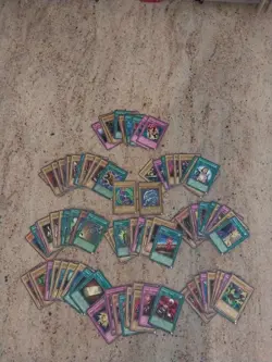 Konami Yu-Gi-Oh Yugi Starter Deck Miscellaneous Cards Lot Of 80+ With Blue-Eyes - Image 1