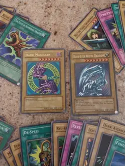 Konami Yu-Gi-Oh Yugi Starter Deck Miscellaneous Cards Lot Of 80+ With Blue-Eyes - Image 2