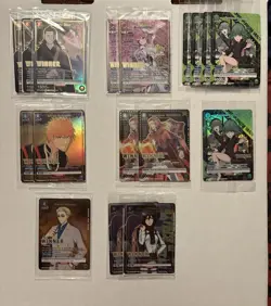 Bandai Union Arena WINNER Pack/Release Event 17 Card Promo Foil Lot - Image 1