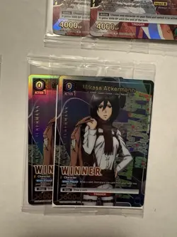 Bandai Union Arena WINNER Pack/Release Event 17 Card Promo Foil Lot - Image 5