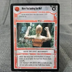 Card Name - Set - Star Wars CCG Customizeable Card Game SWCCG - Image 1