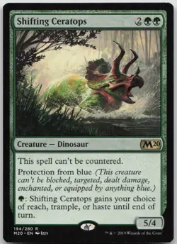 Shifting Ceratops 194 Rare Core Set 2020 Magic: The Gathering NM - Image 1