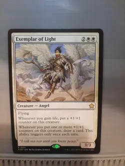 Exemplar of Light Rare Foundations Magic: The Gathering Near Mint - Image 1