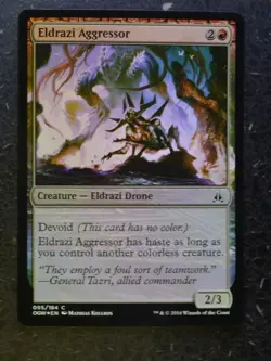 MTG Magic Cards : ELDRAZI AGGRESSOR FOIL # 8D27 - Image 1