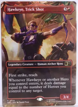 Hawkeye, Trick Shot [New, Near Mint] Borderless {Marvel Super Heroes} - Image 1