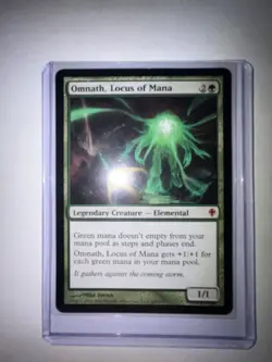 Magic: The Gathering Omnath, Locus of Mana Worldwake Rare Card - Image 1
