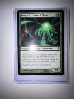 Magic: The Gathering Omnath, Locus of Mana Worldwake Rare Card - Image 2