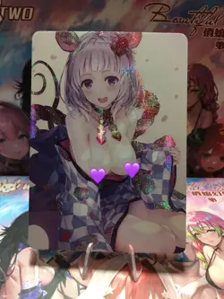 Mouse Girl Waifu CCG Goddess Story Double Sided Anime Card Waifu Card Holo - Image 1