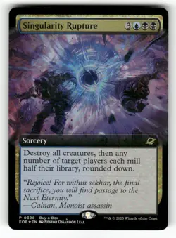 Singularity Rupture (Ext Art) 398 Buy-A-Box Promos Magic: The Gathering Foil NM - Image 1
