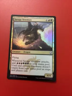 Savage Ventmaw Dragons of Tarkir Regular Foil Magic The Gathering NM MTG Card X1 - Image 1