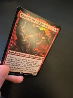 Karlach, Fury of Avernus Commander Legends: Battle for Baldur's Gate Foil - Image 3