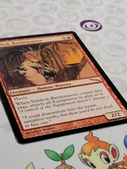 C4711 MAGIC MTG MIRRODIN VULSHOK BATTLEMASTER #110 LP RARE - Image 2