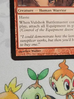 C4711 MAGIC MTG MIRRODIN VULSHOK BATTLEMASTER #110 LP RARE - Image 4