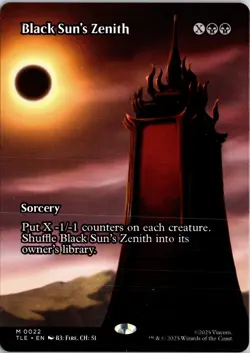 Black Sun's Zenith (Borderless) Avatar: The Last Airbender: Eternal-Legal #22 LP - Image 1