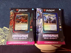 MTG Kamigawa Neon Dynasty Commander Deck Set Buckle Up + Upgrades Unleashed NEW - Image 1