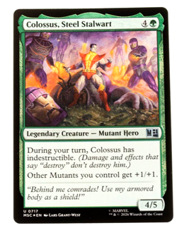 Colossus, Steel Stalwart Marvel's Super Heroes 0717 Foil MTG NM - Image 1