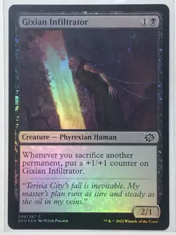 MTG TCG - Gixian Infiltrator BRO 98/287 Foil - NM (Free Shipping $5+) - Image 1