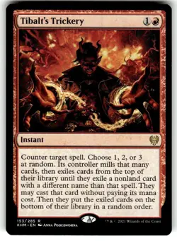 Tibalt's Trickery Kaldheim Regular MTG NM - Image 1