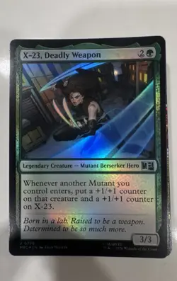 X-23, Deadly Weapon Commander: Marvel Super Heroes Foil🔥🔥🔥 - Image 1