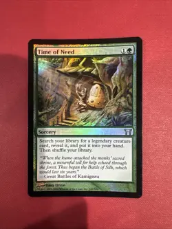 Time Of Need Mtg FOIL Champions Of Kamigawa played - Image 1