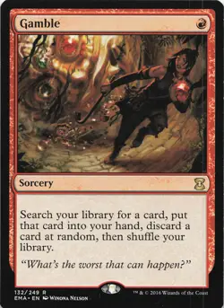 Gamble 132 Rare Eternal Masters Magic: The Gathering Lightly Played - Image 1
