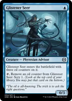 Glistener Seer 54 MTG Phyrexia: All Will Be One Common NP - Image 1