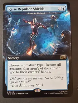 NM Raise Repulsor Shields, MTG, Heroes Commander, Magic the Gathering, 278 - Image 1