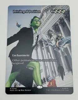 Privileged Position (Borderless) 92 NM Marvel Universe Eternal-Legal MTG - Image 1