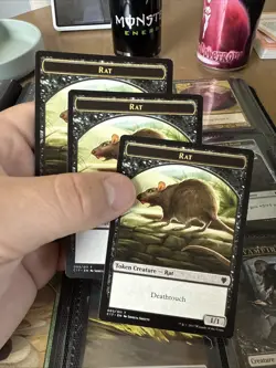 Rat Cat Double-sided Token Commander 2017 Regular 3x - Image 1