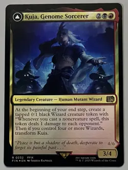 MTG Final Fantasy Kuja, Genome Sorcerer Legendary Creature RARE FOIL #0232 - Image 1