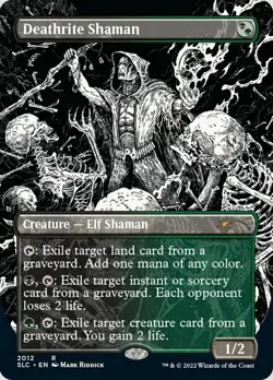 1x Deathrite Shaman ~~ Borderless (2012) Light Play, English Secret Lair MTG Mag - Image 1