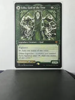 Esika, God of the Tree: Showcase #314 Mythic God Legendary Creature Kaldheim KHM - Image 1