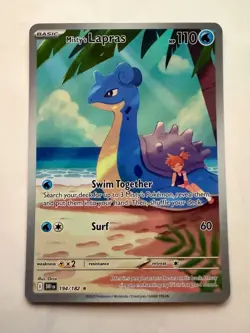 Misty's Lapras Illustration Rare SV10: Destined Rivals 194/182 - Image 1