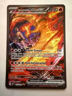 Team Rocket's Moltres ex Special Illustration Rare SV10: Destined Rivals 229/182 - Image 1