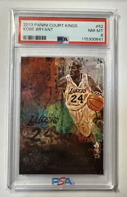 2013-14 Panini Court Kings Kobe Bryant #52 PSA 8 Los Angeles Lakers - Image 1